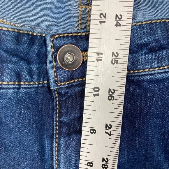 Find your Aura Jeans Womens 22 Avg Blue Med Wash High Rise Boot Cut Denim Rodeo - Picture 5 of 16